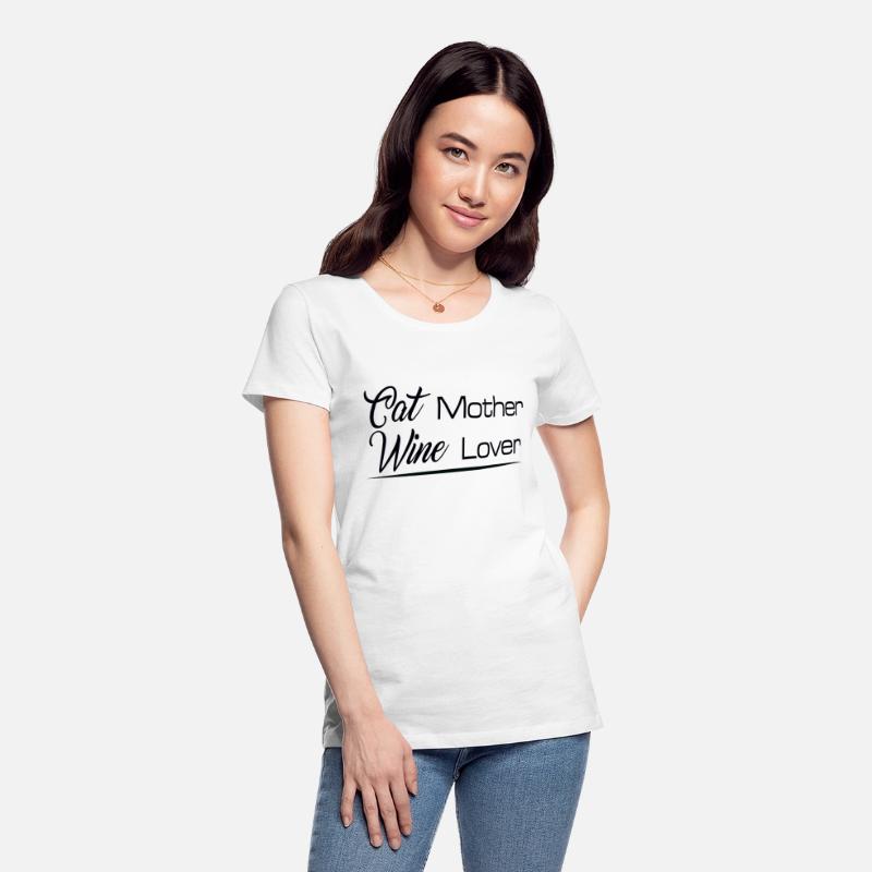 cat mother wine lover