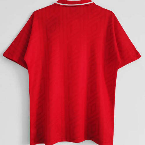 1992/94 Wales Home Red Retro Soccer Jersey Back