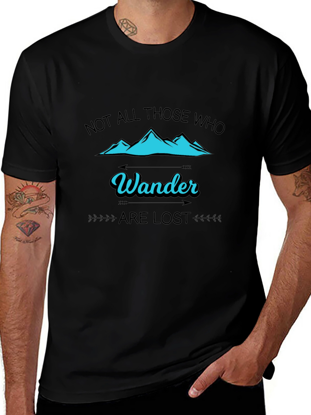Wanderlust T-Shirt - Not All Those Who Wander