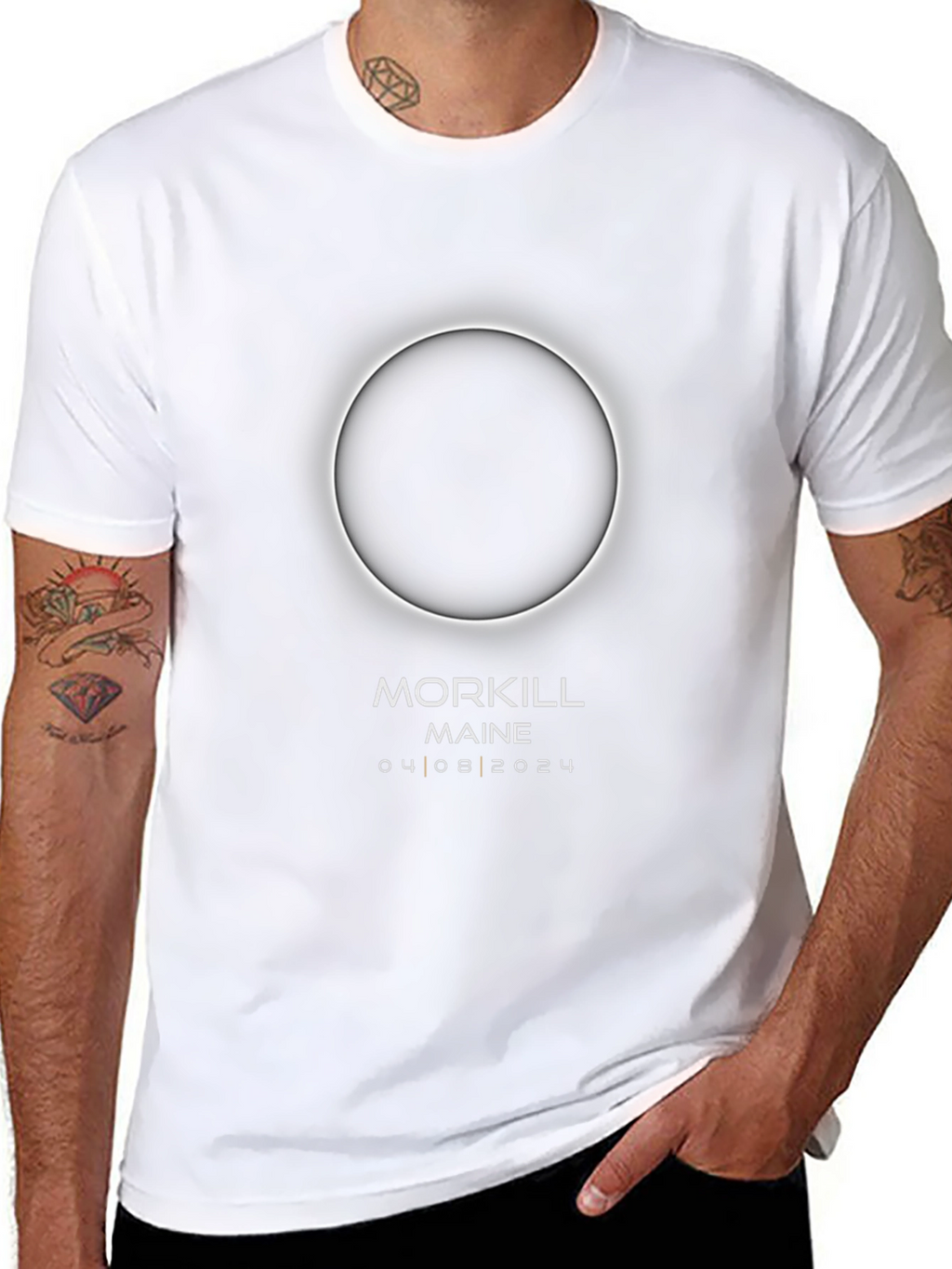 Total Solar Eclipse Morkill Maine 2024 T-Shirt