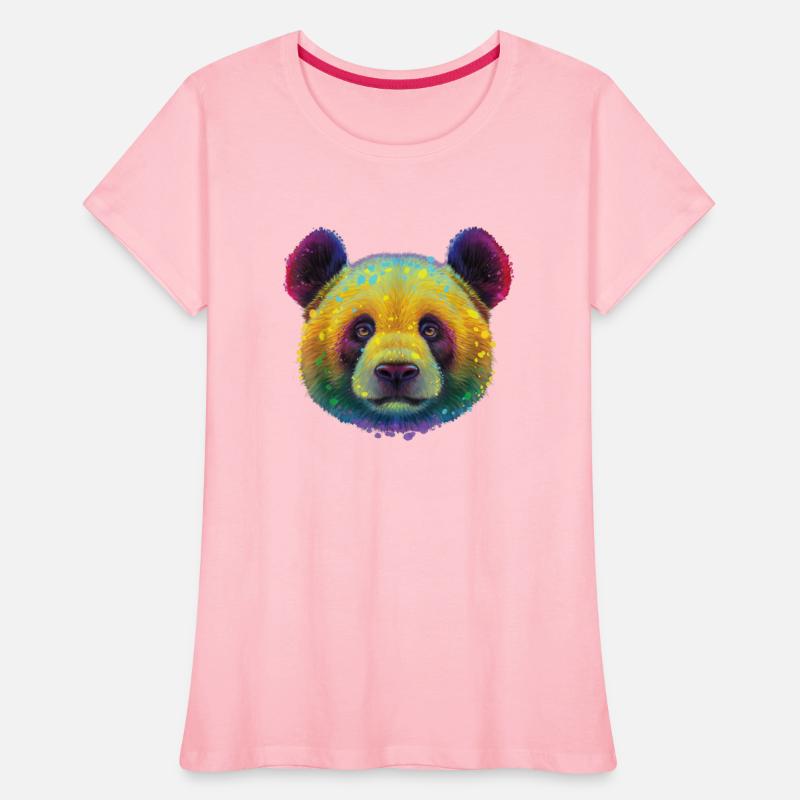 colorful Artistic panda pandas