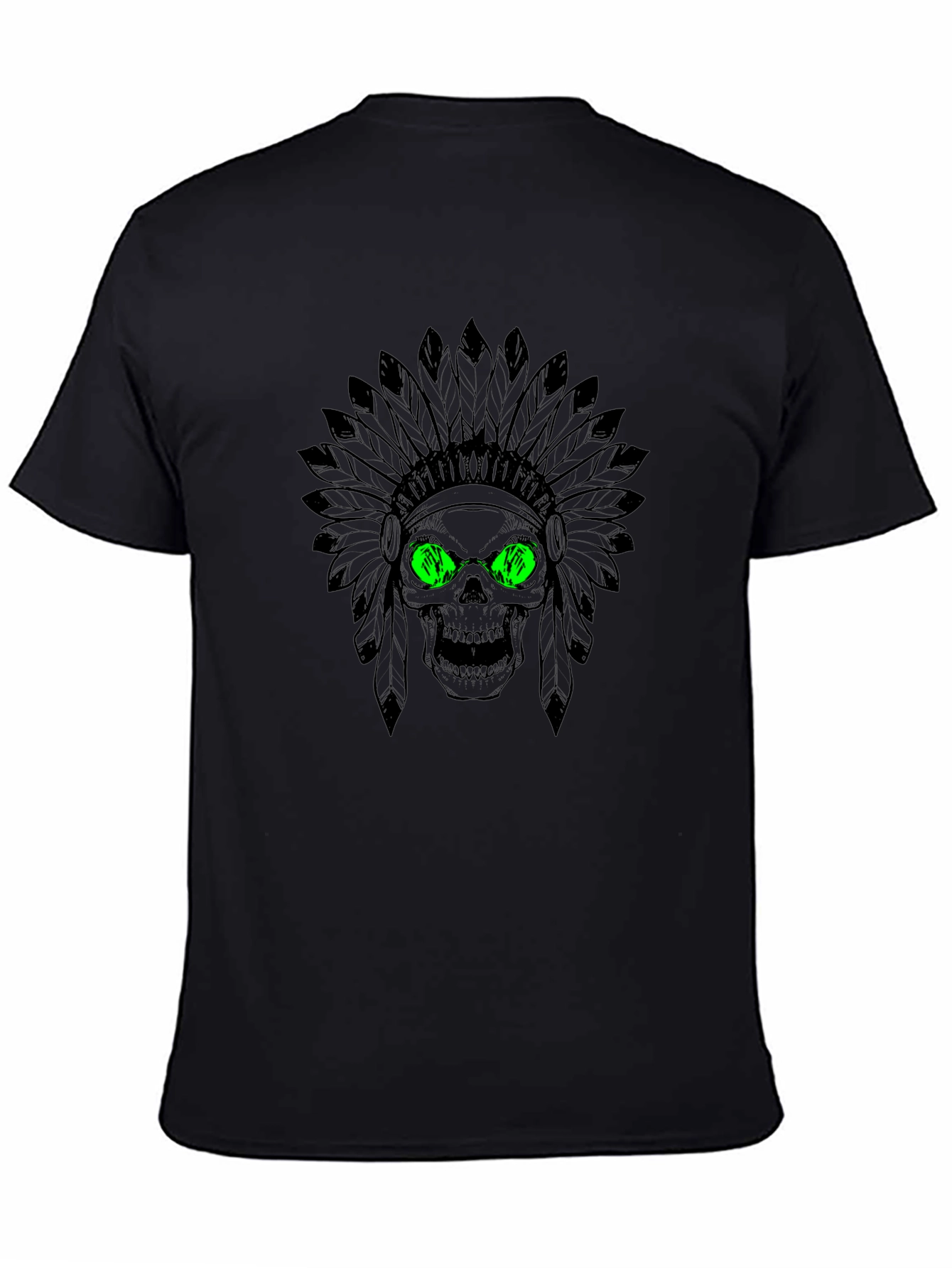 Skull Chief Black T-Shirt
