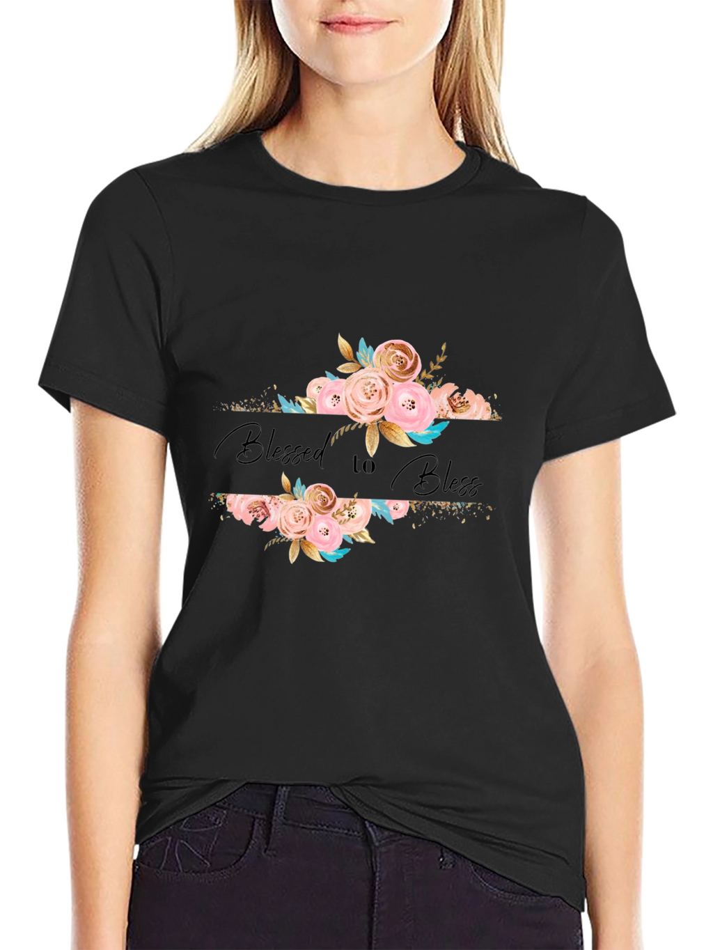 Blessed to Bless Floral T-Shirt