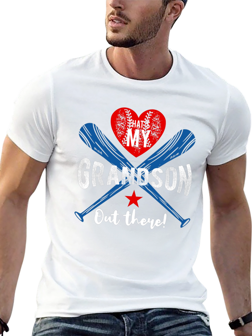 Grandson Baseball T-Shirt: Proud Grandparent Apparel