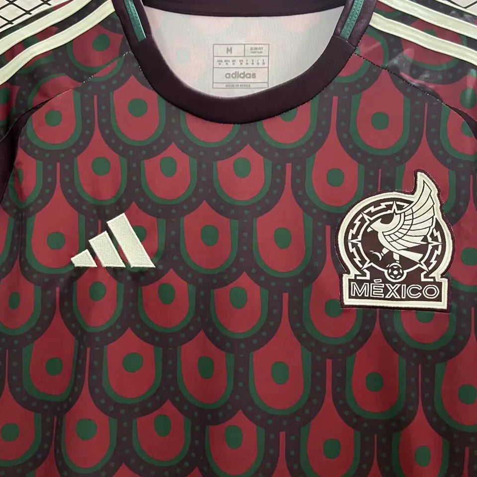 2024/25 Mexico Home Women Soccer Jersey Detail 1