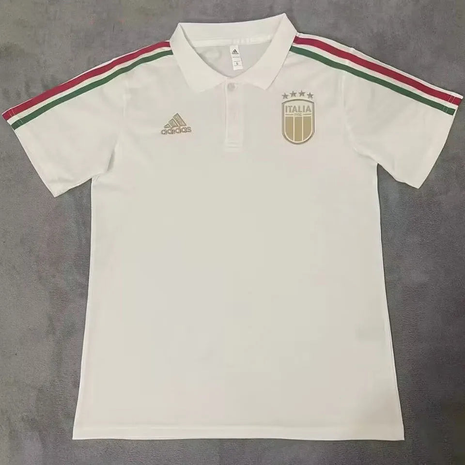 2004 Italy Away White Retro Soccer Jersey Detail 2