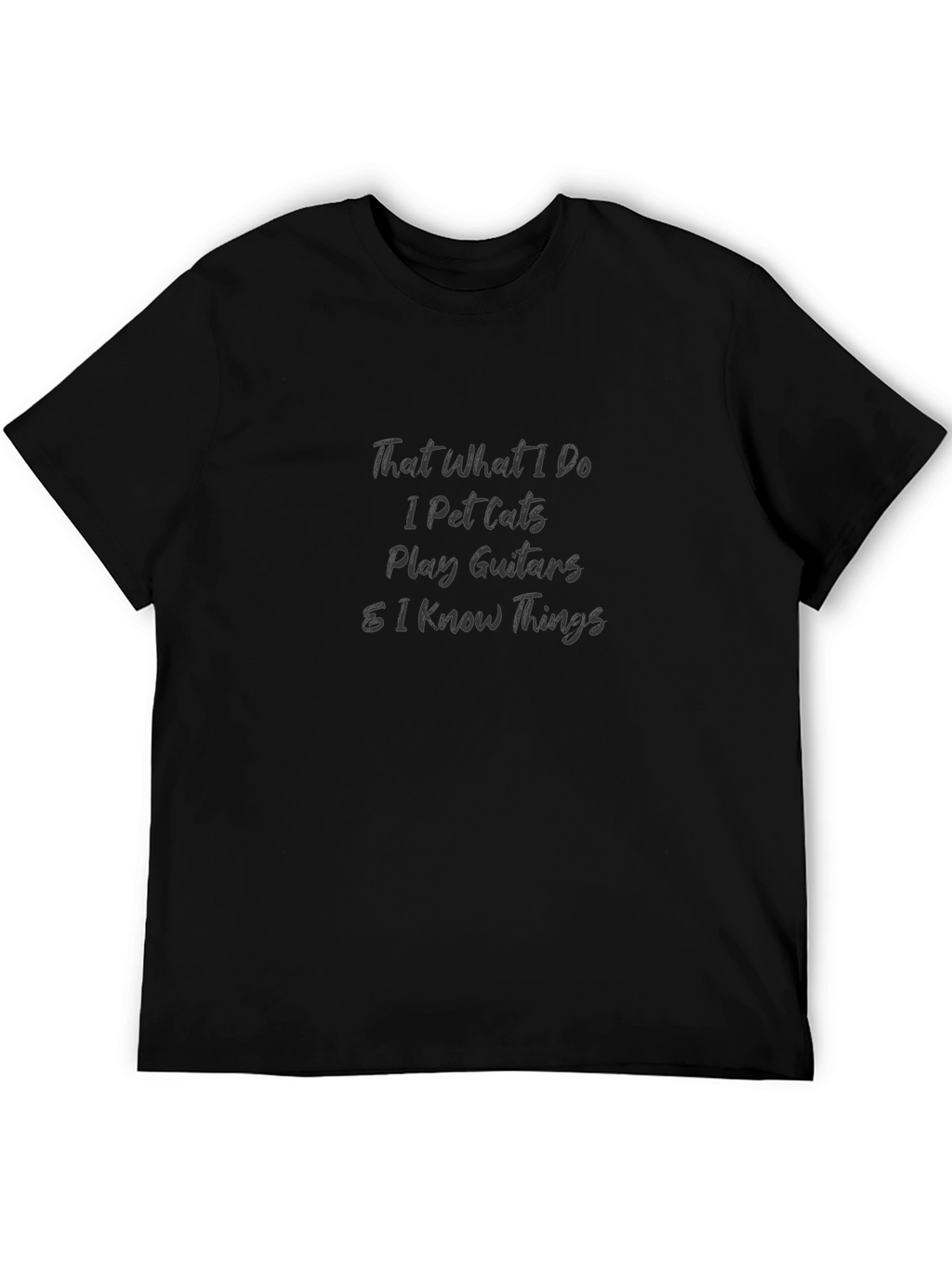 Mens Thats What I Do Graphic Tee - Black