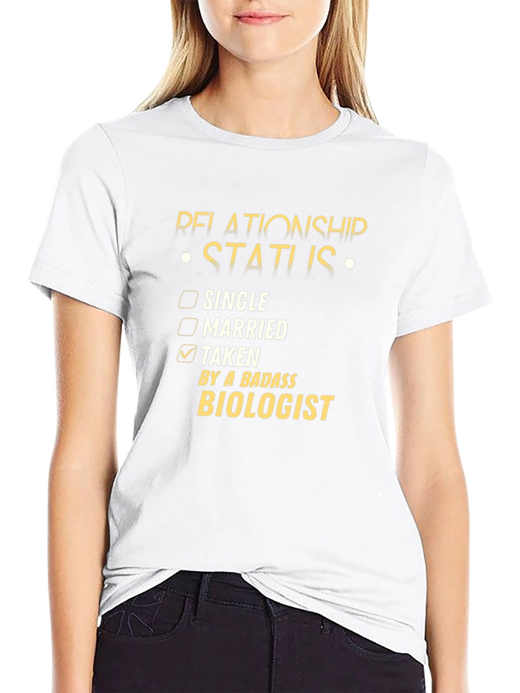 Relationship Status: Taken by a Badass Biologist T-Shirt