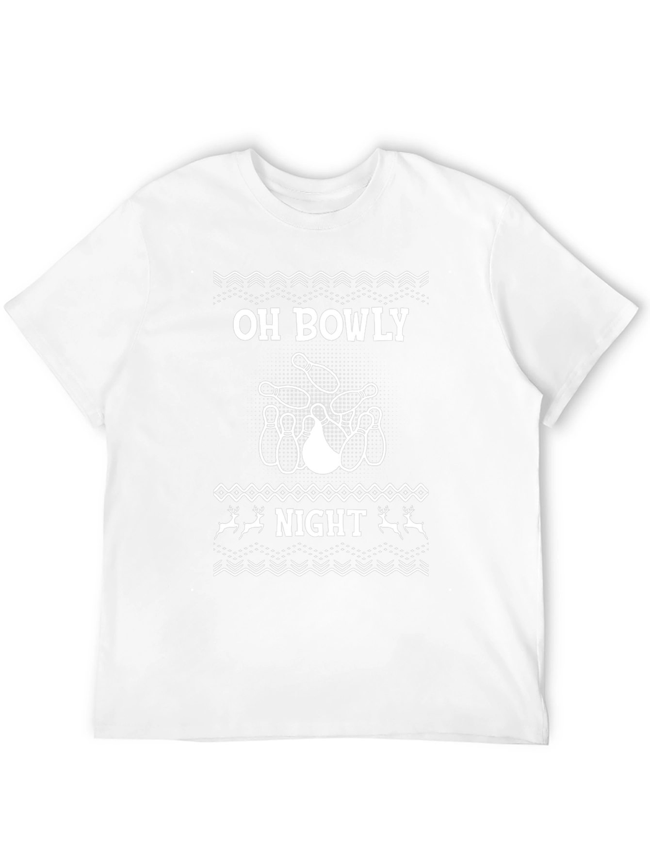 Oh Bowly Night T-Shirt - Bowling Holiday Tee