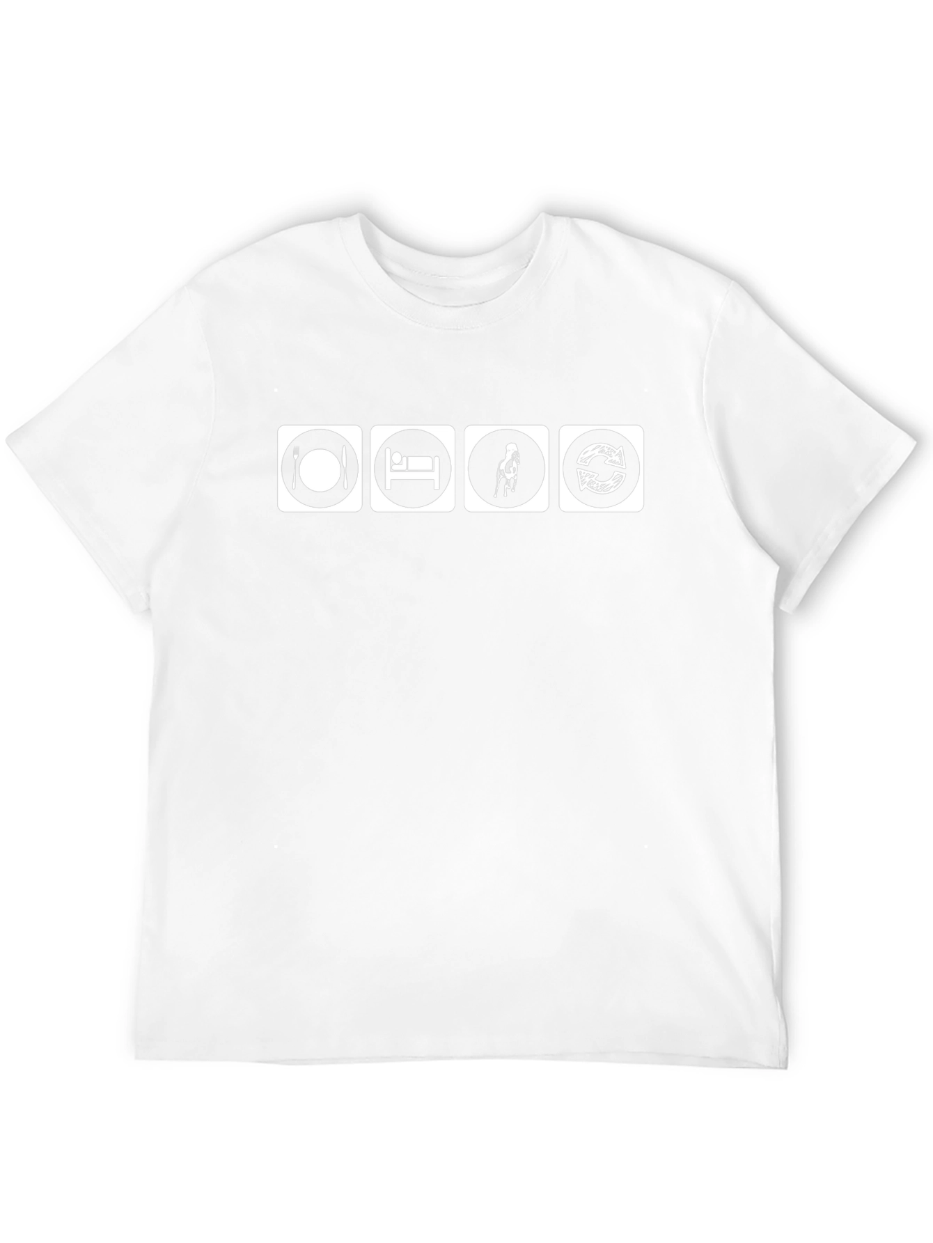 Eat Sleep Game Repeat Black T-Shirt