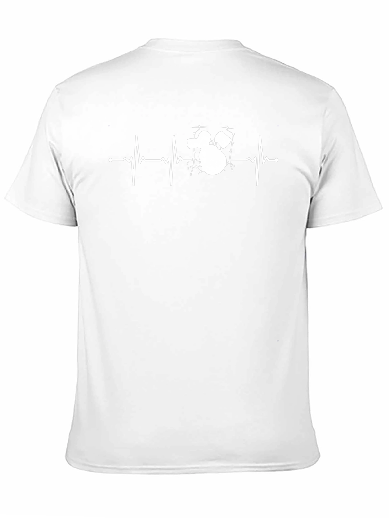 Drumbeat Heartbeat T-Shirt - Music Lover Tee