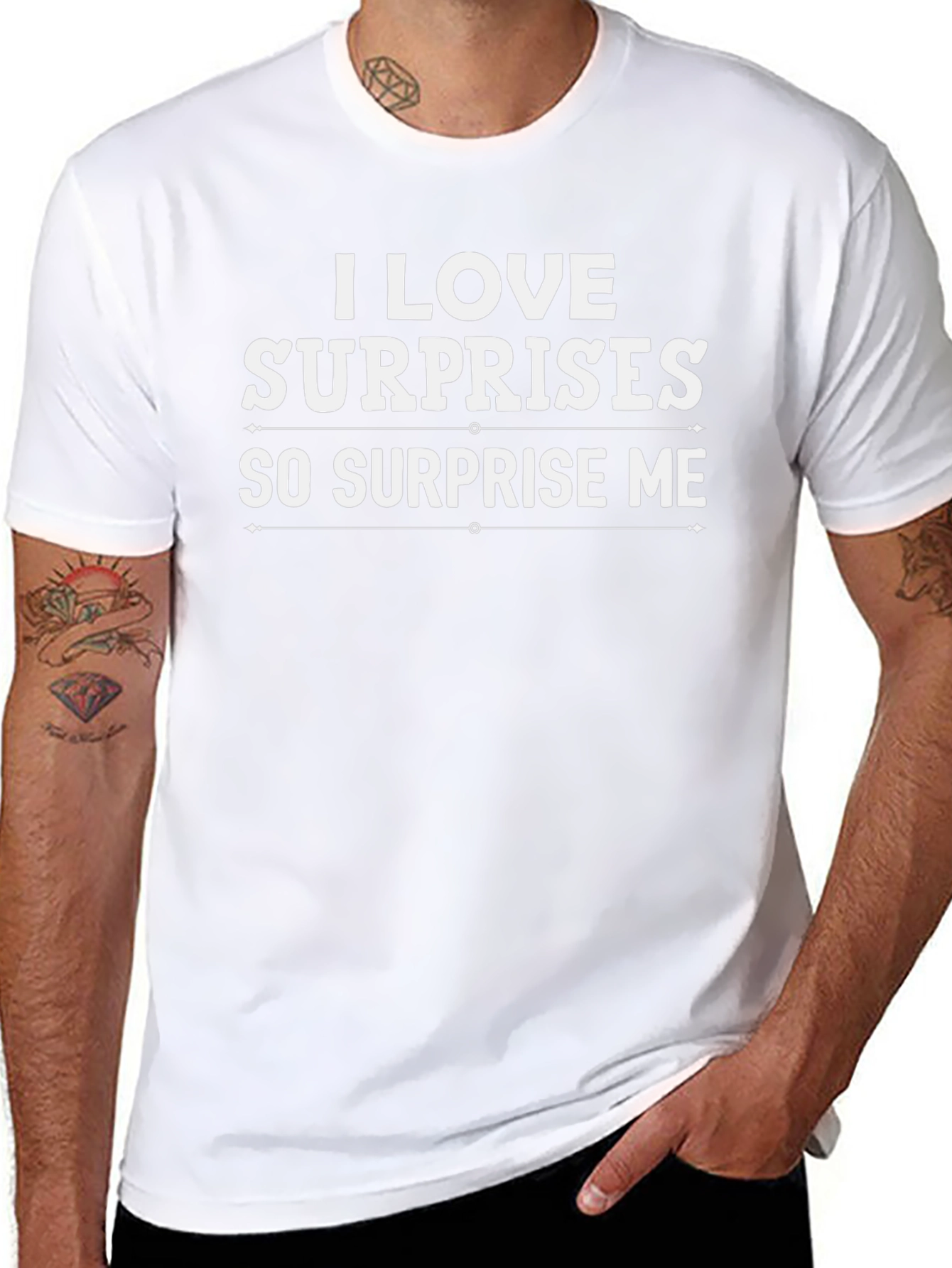 I Love Surprises T-Shirt - Surprise Me Graphic Tee