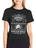Crazy Stonemason Graphic T-Shirt