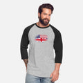 Distressed Half America Half UK Flag Mix