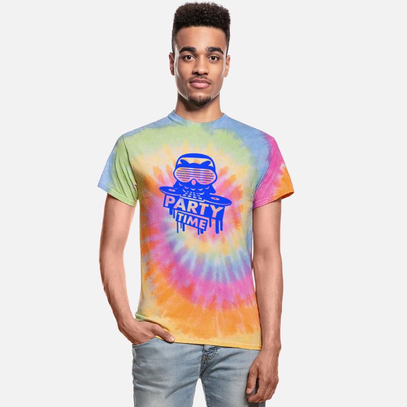DJ Owl Party Time Graffiti Club Music Text Saying