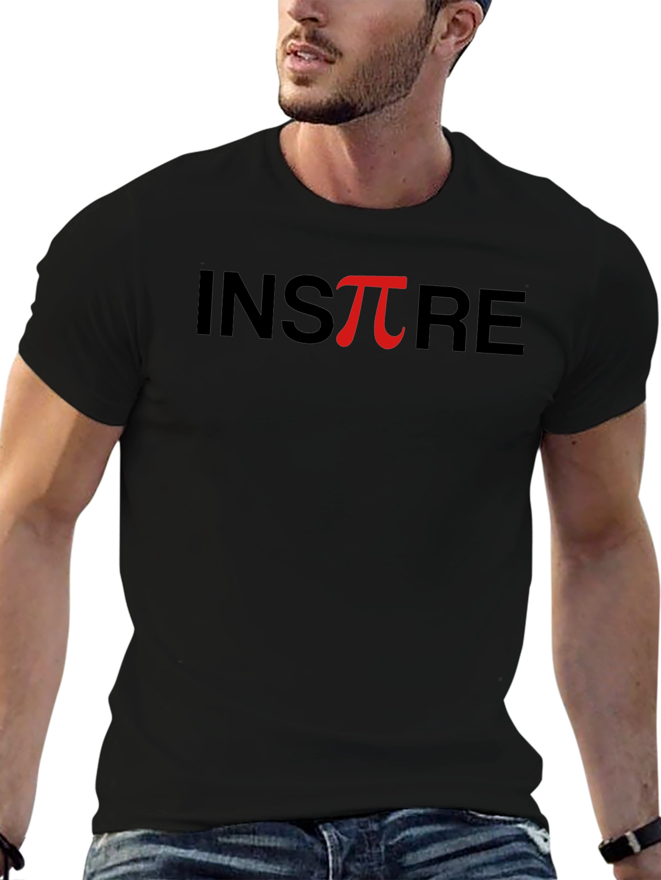 Inspire Pi Math T-Shirt - Black Short Sleeve