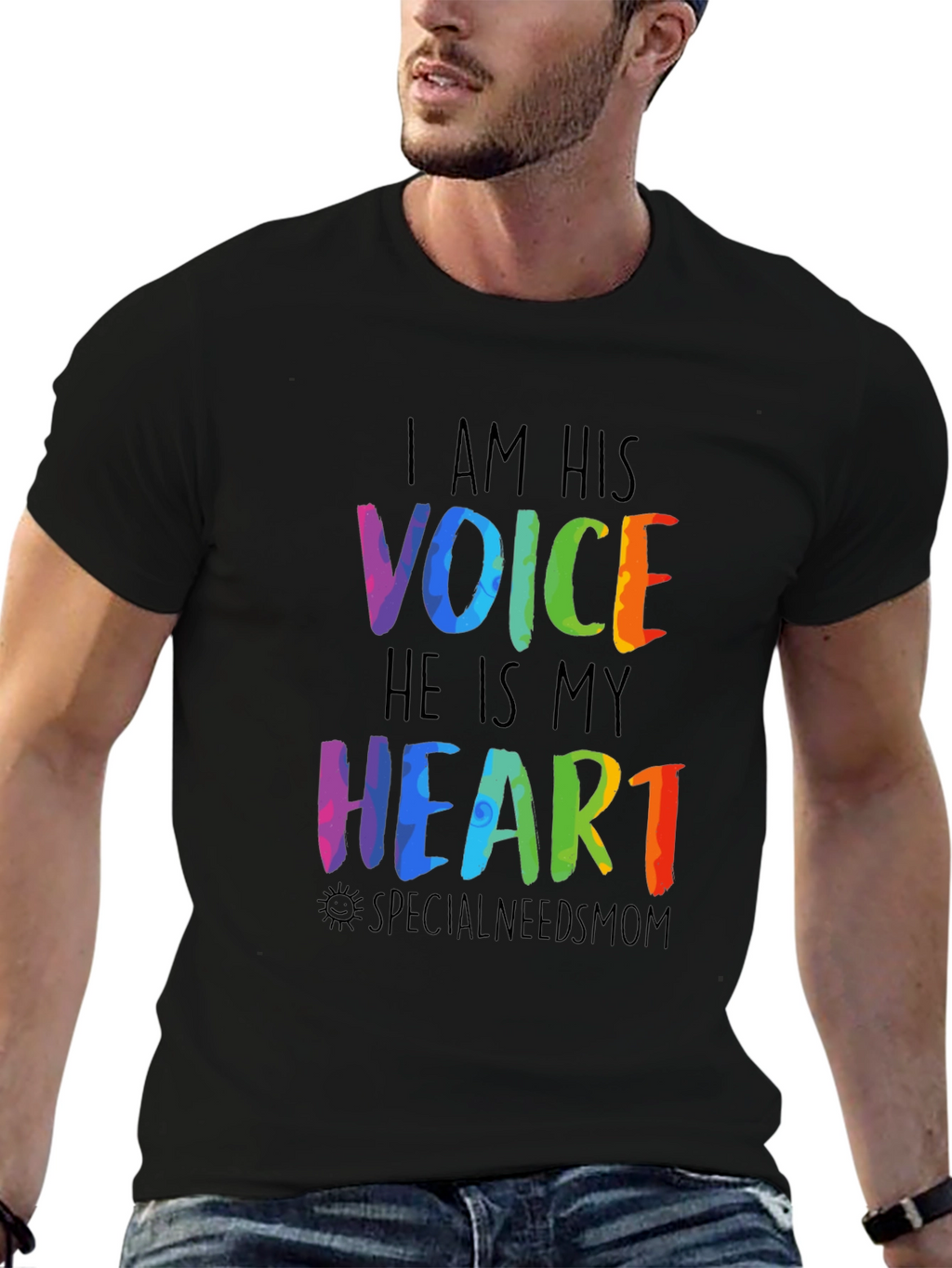 I Am His Voice Special Needs Mom T-Shirt