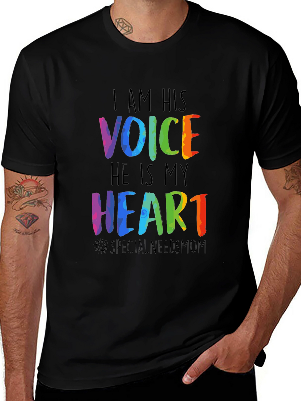 I Am His Voice Special Needs Mom T-Shirt