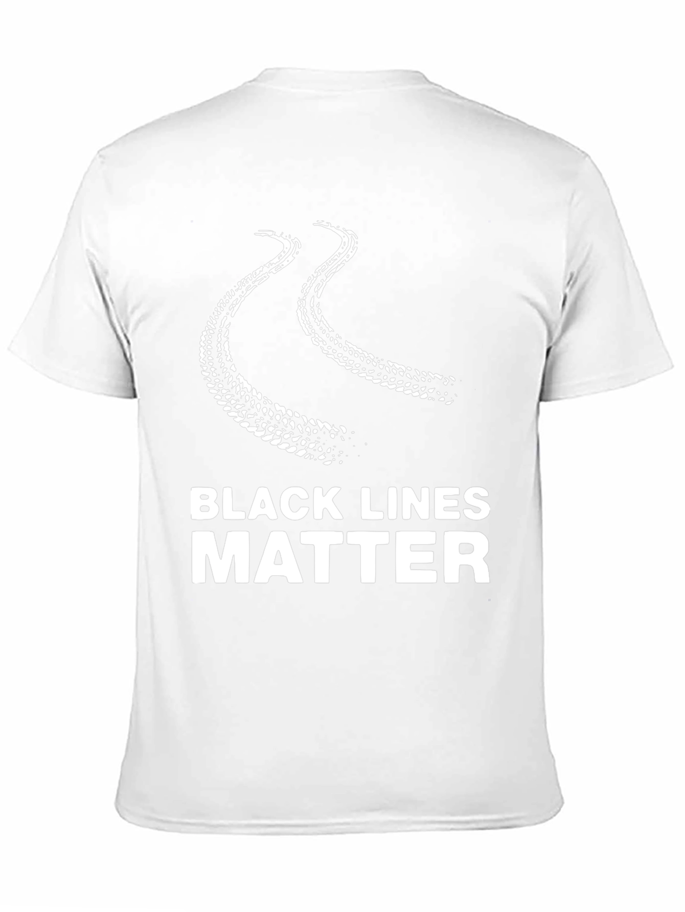 Black Lines Matter Graphic T-Shirt