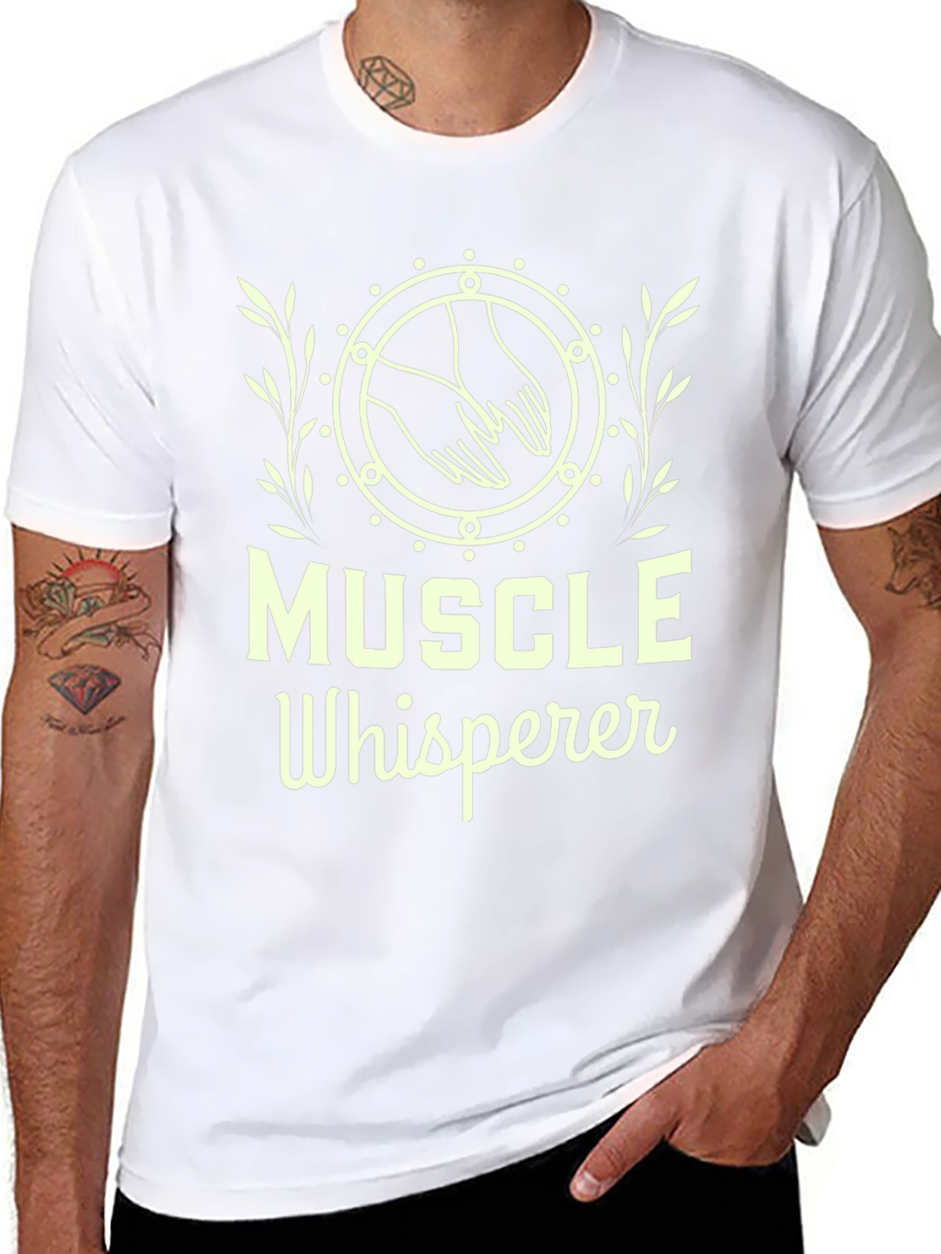 Muscle Whisperer Black T-Shirt
