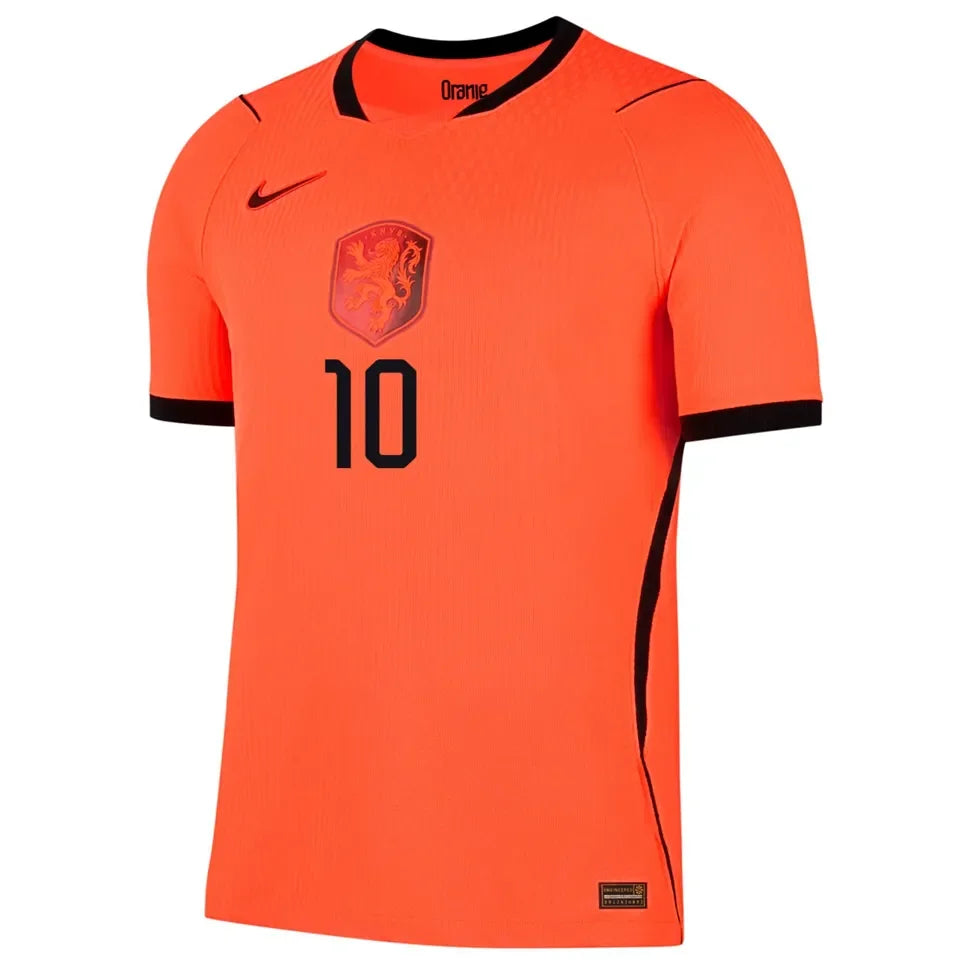 2026/27 NL Home 1:1 Quality Orange Fans Soccer Jersey Detail 4
