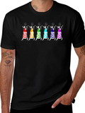 Flamenco Dancer T-Shirt - Rainbow