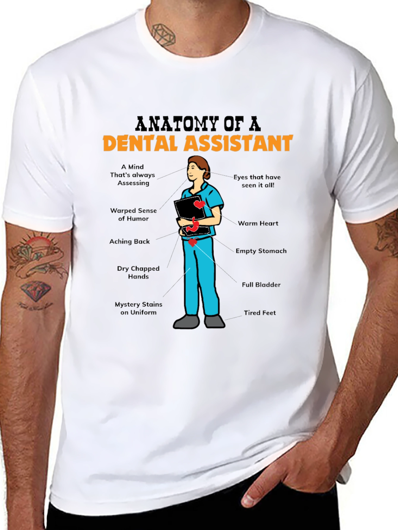 Anatomy of a Dental Assistant T-Shirt