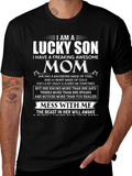 Lucky Son Awesome Mom Graphic T-Shirt