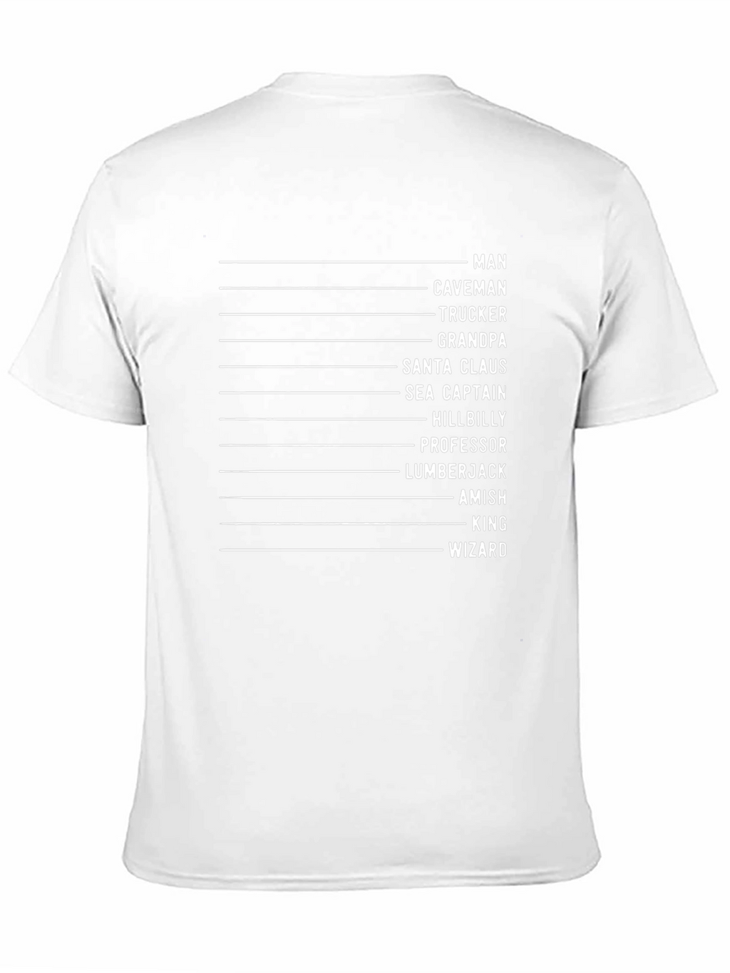 Funny Occupation Checklist Graphic T-Shirt