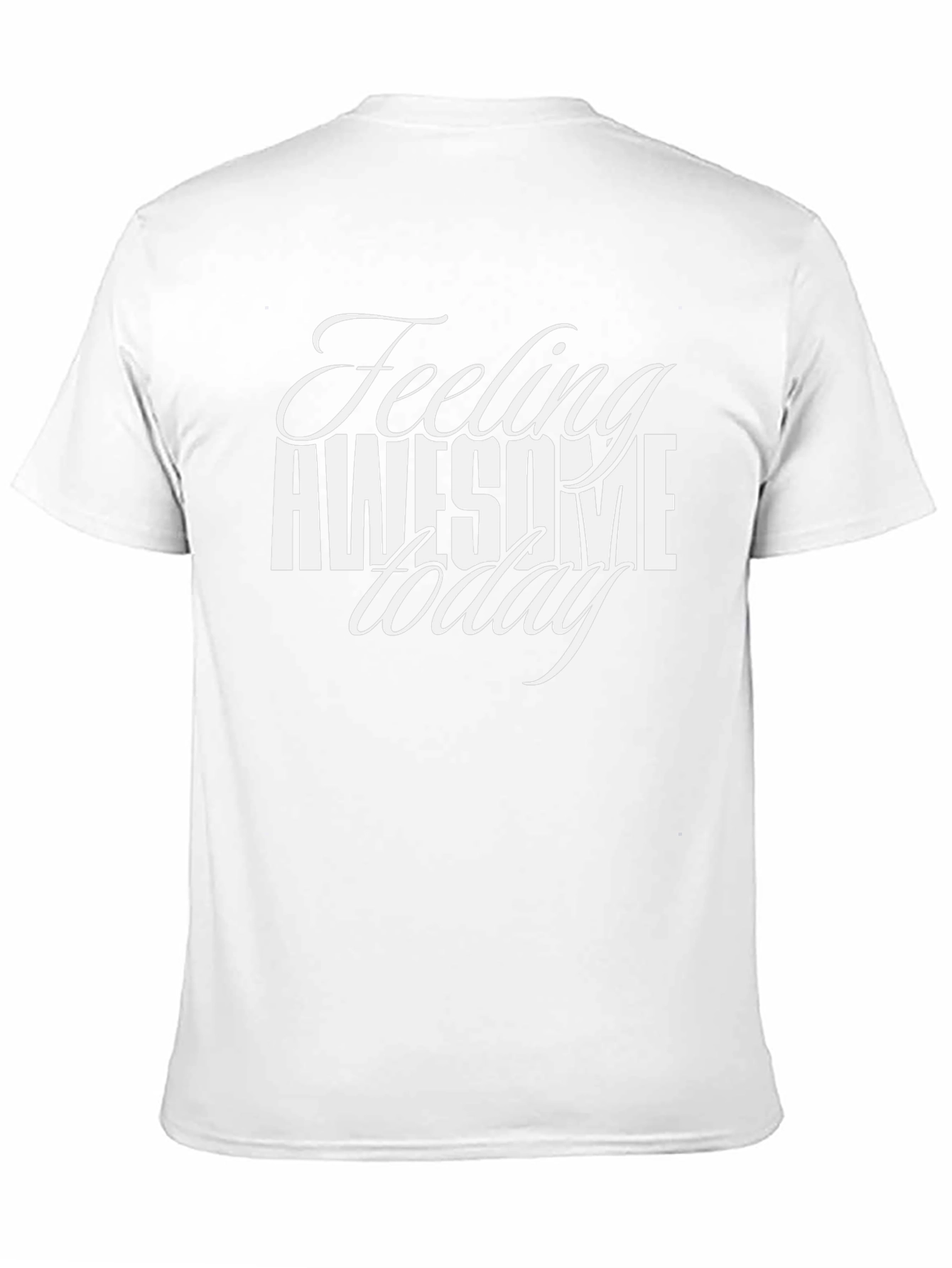 Feeling Awesome Today Black T-Shirt