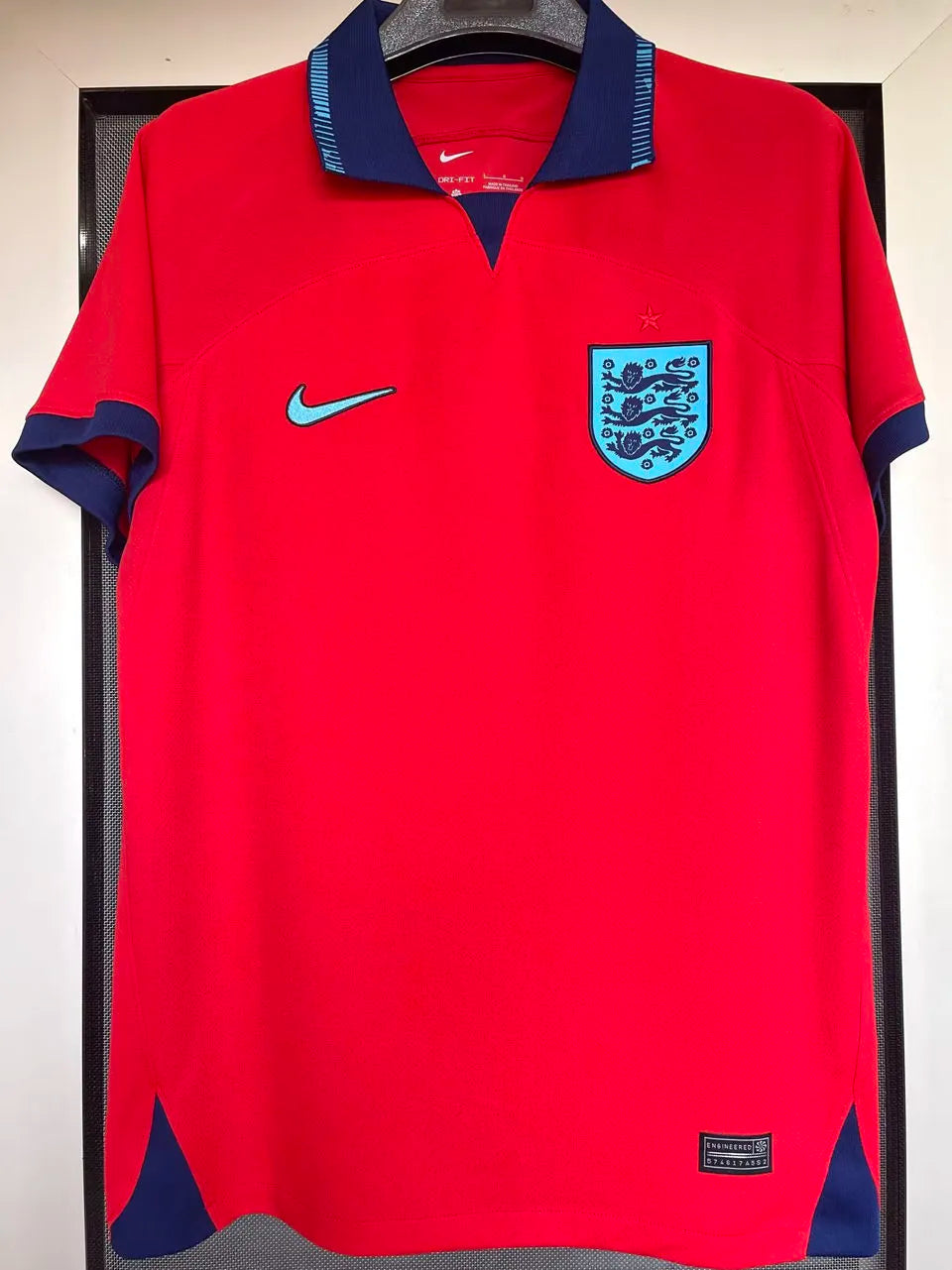 RiCE #4 England 1:1 Away Red Fans Jersey 2022/23 ★★ Back
