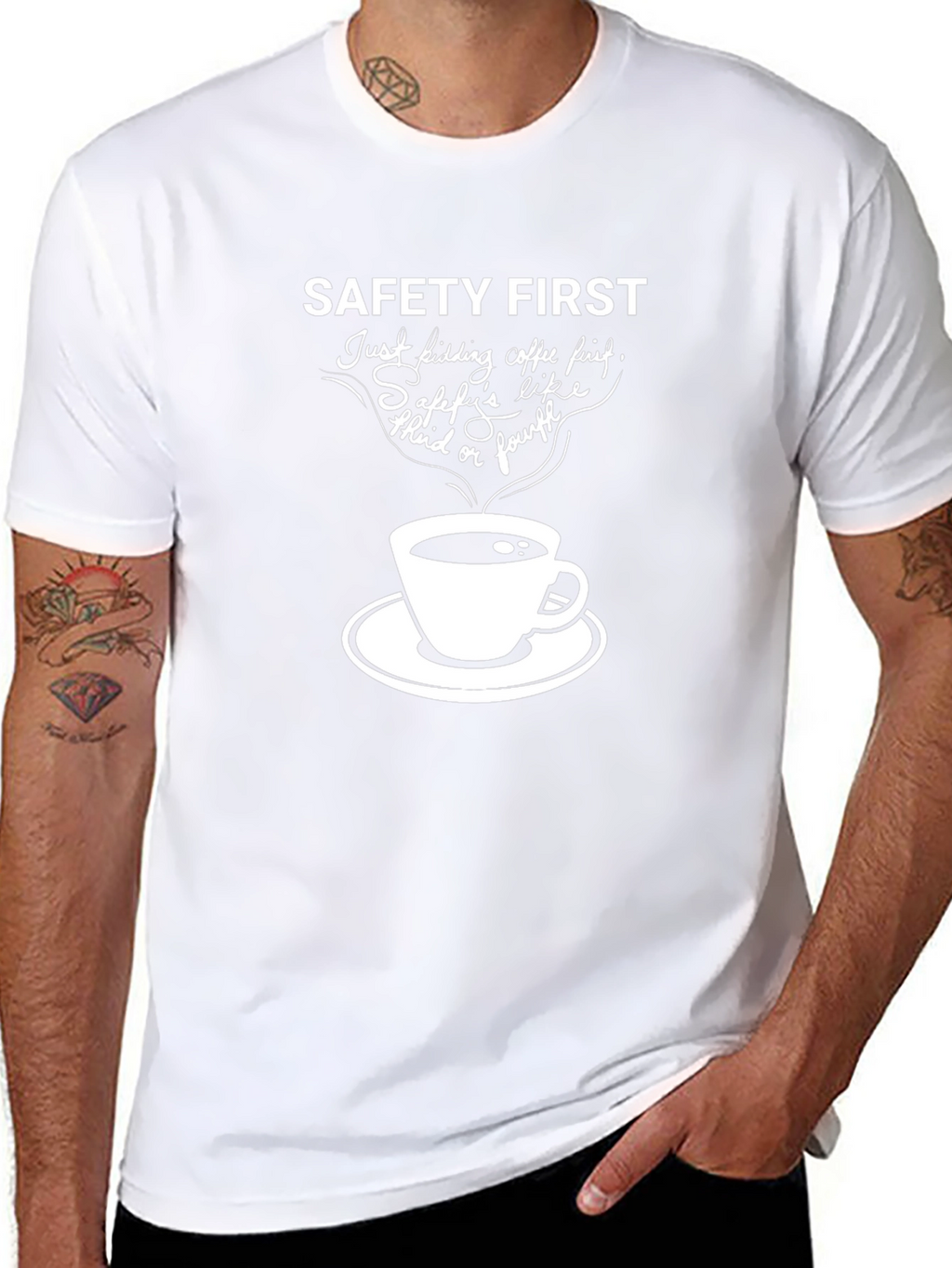 Safety First Coffee T-Shirt
