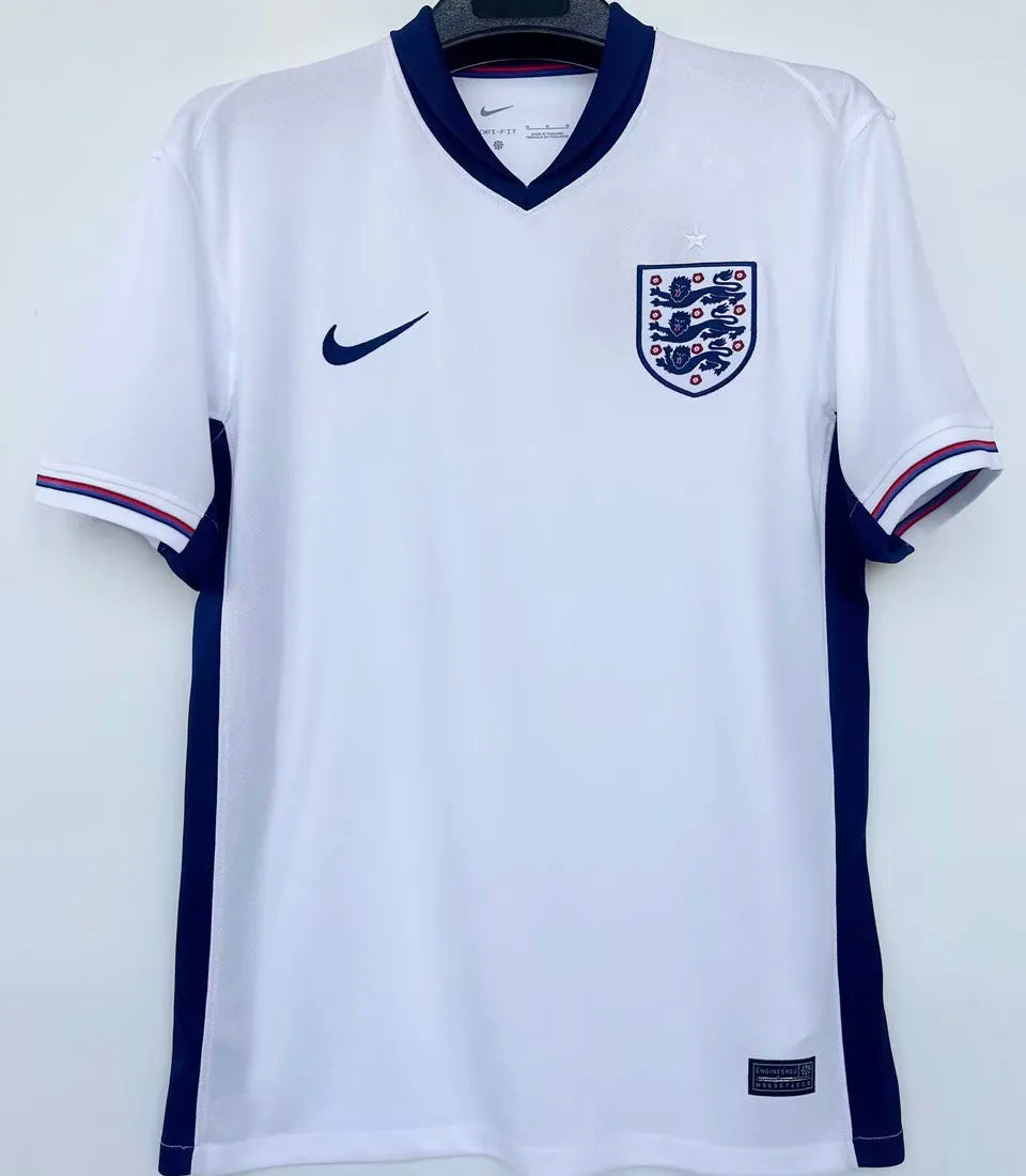 2024/25 England 1:1 Quality Home White Fans Soccer Jersey Front