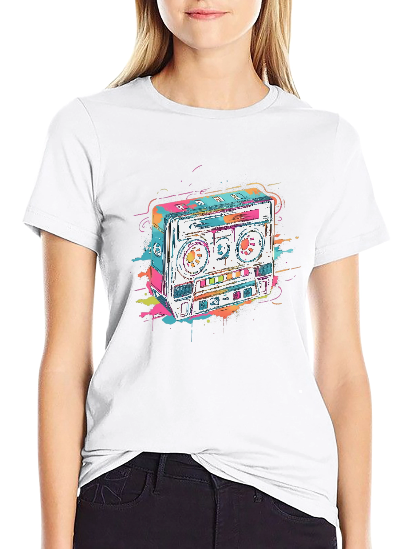 Retro Cassette Tape Graphic Tee