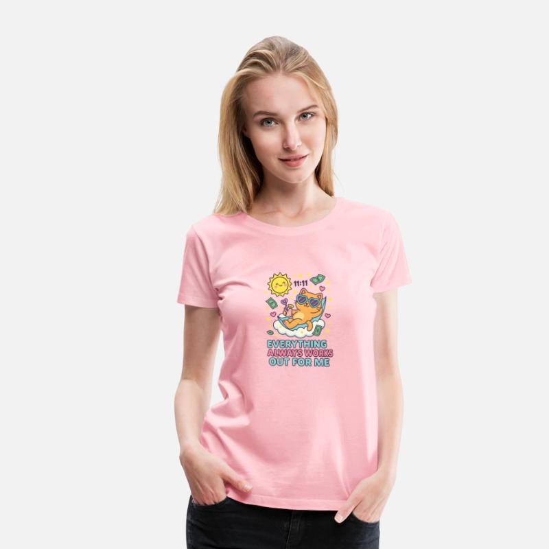 Everything Always Works Out for Me – Kawaii Cat