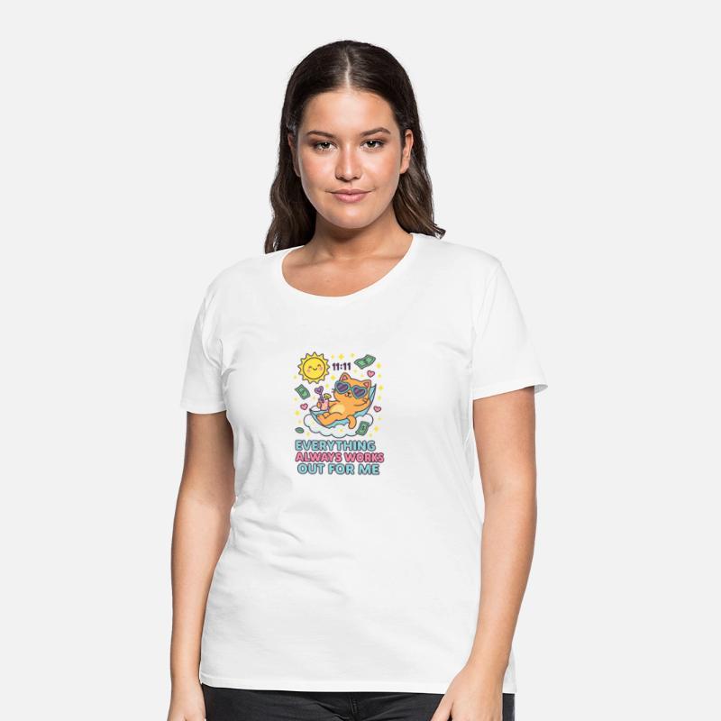Everything Always Works Out for Me – Kawaii Cat
