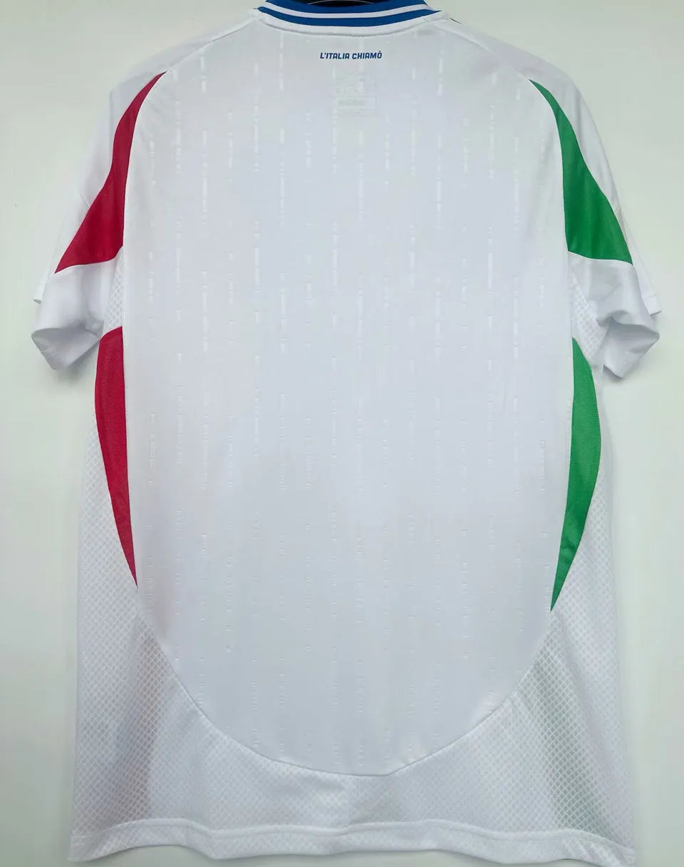 2024/25 Italy 1:1 Quality Away White Fans Soccer Jersey Back
