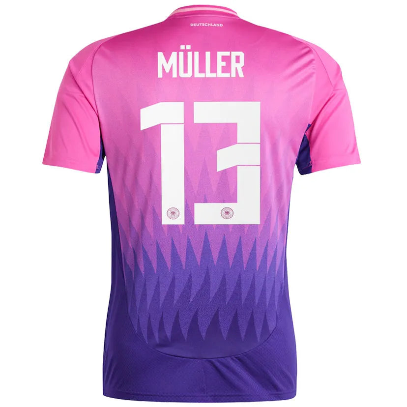 2024/25 Germany Away Pink Women Soccer Jersey 女 Detail 2