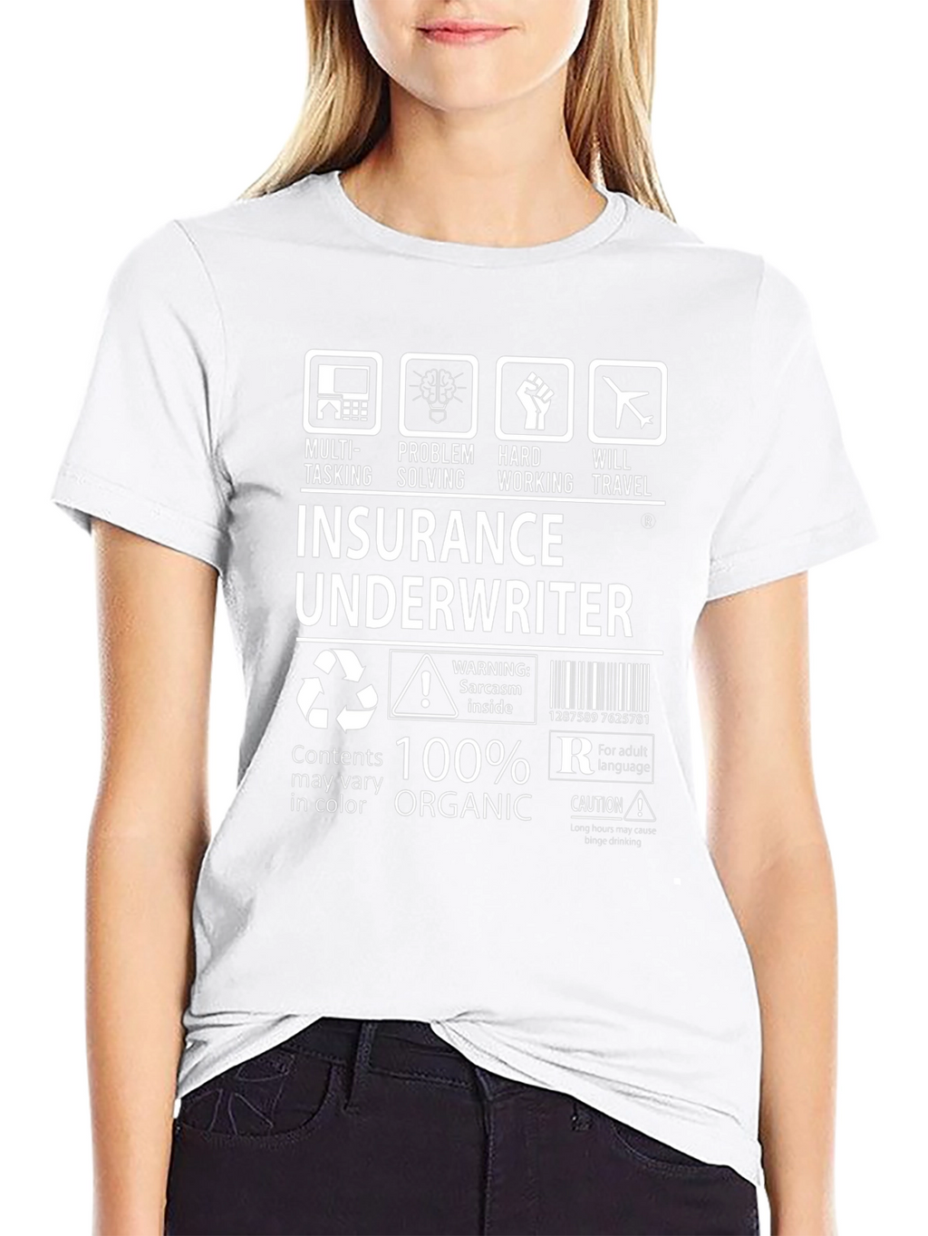 Insurance Underwriter 100% Organic T-Shirt