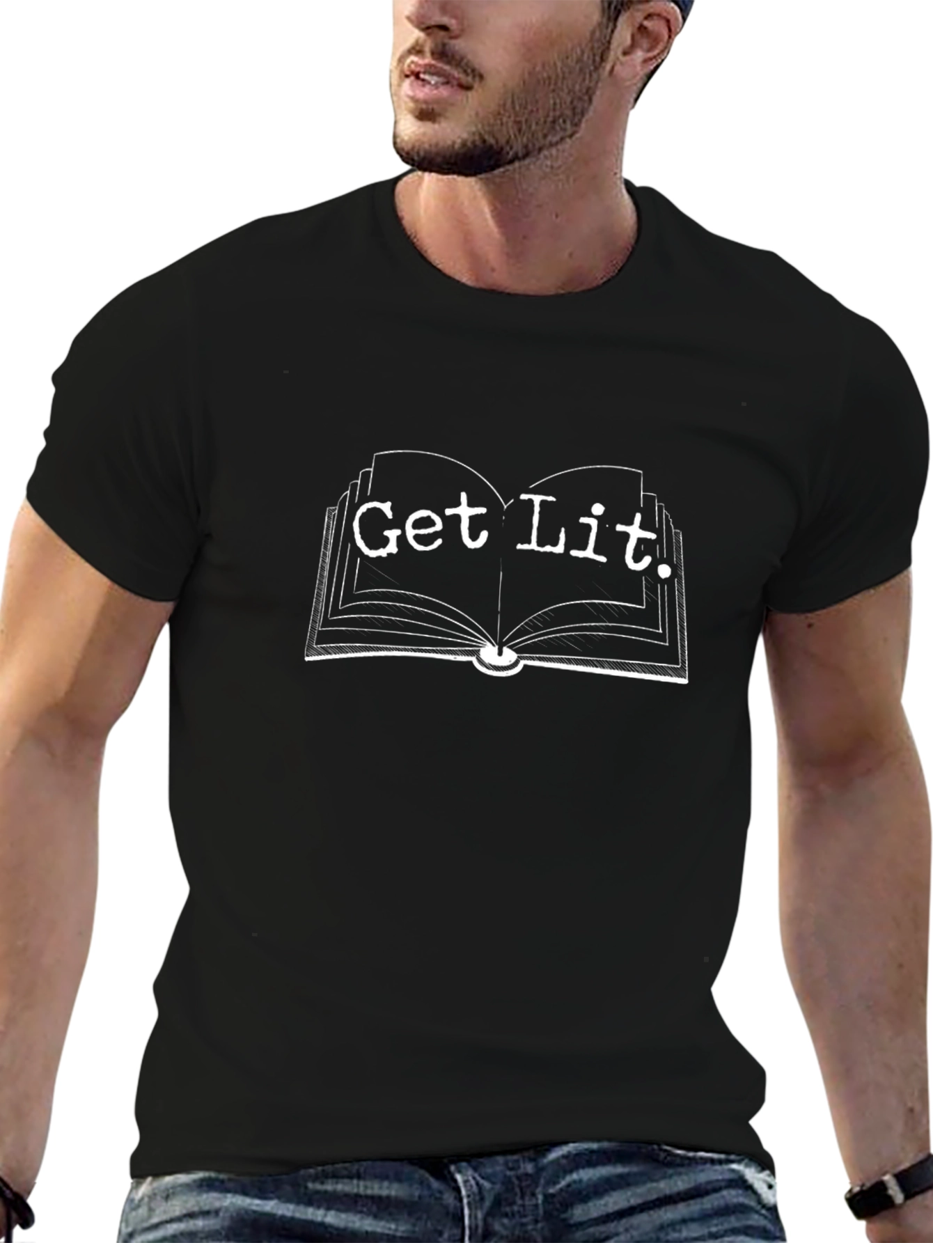 Get Lit Book T-Shirt - Reader Graphic Tee