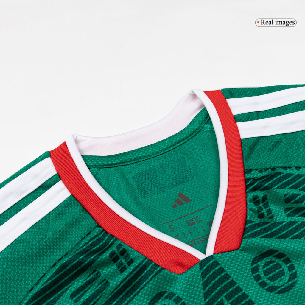 S.GIMENEZ#11 Mexico Home Soccer Jersey World Cup 2026 Green Image 4