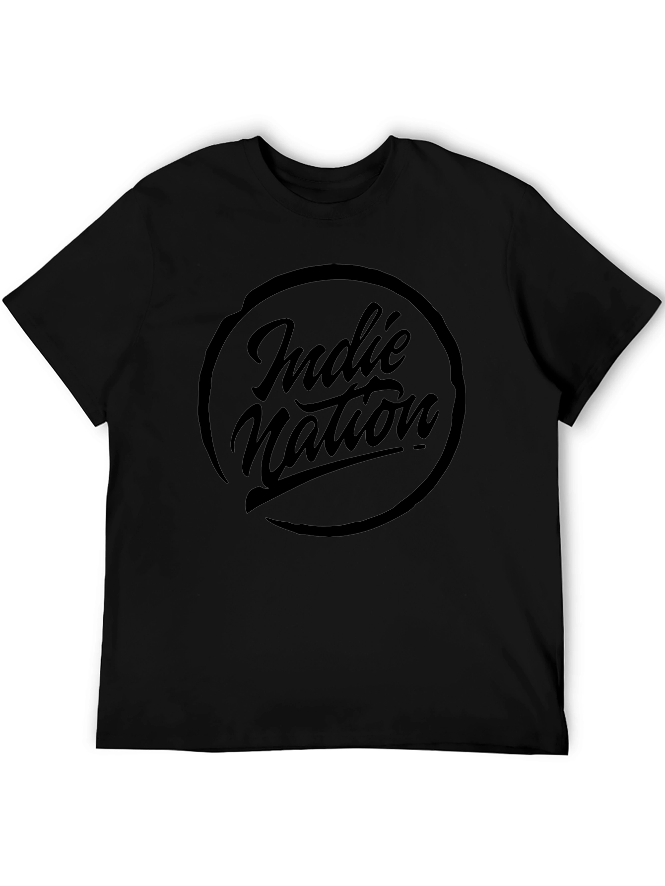 Indie Nation Black T-Shirt - Stylish Graphic Tee