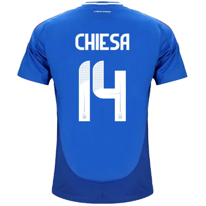 2024/25 Italy 1:1 Quality Home Blue Fans Soccer Jersey Detail 2