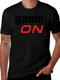 Game On T-Shirt - Black Graphic Tee