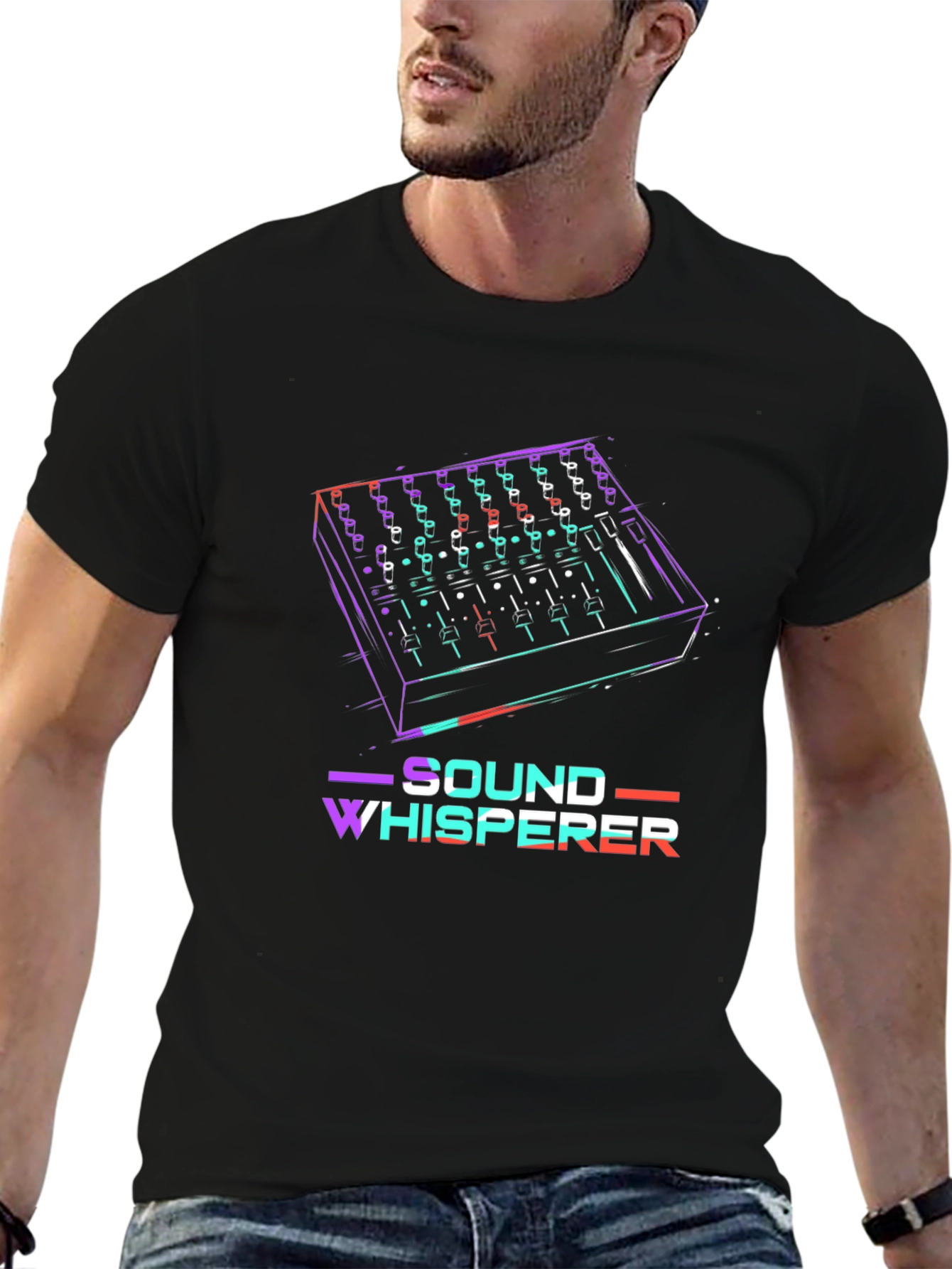 Sound Whisperer T-Shirt - DJ Mixer Graphic Tee