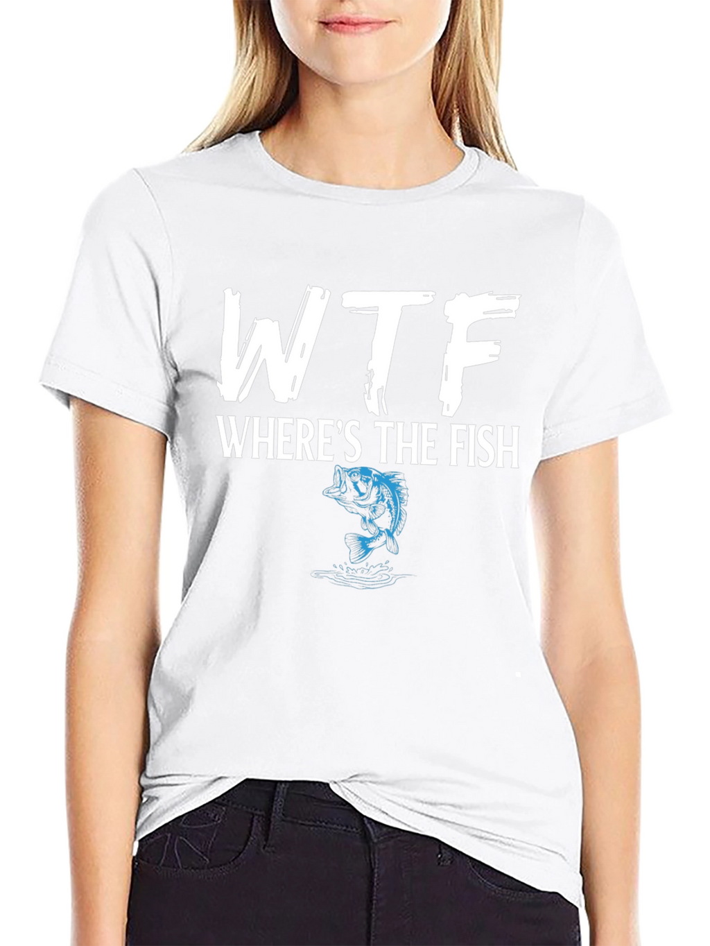 WTF Wheres the Fish Graphic T-Shirt