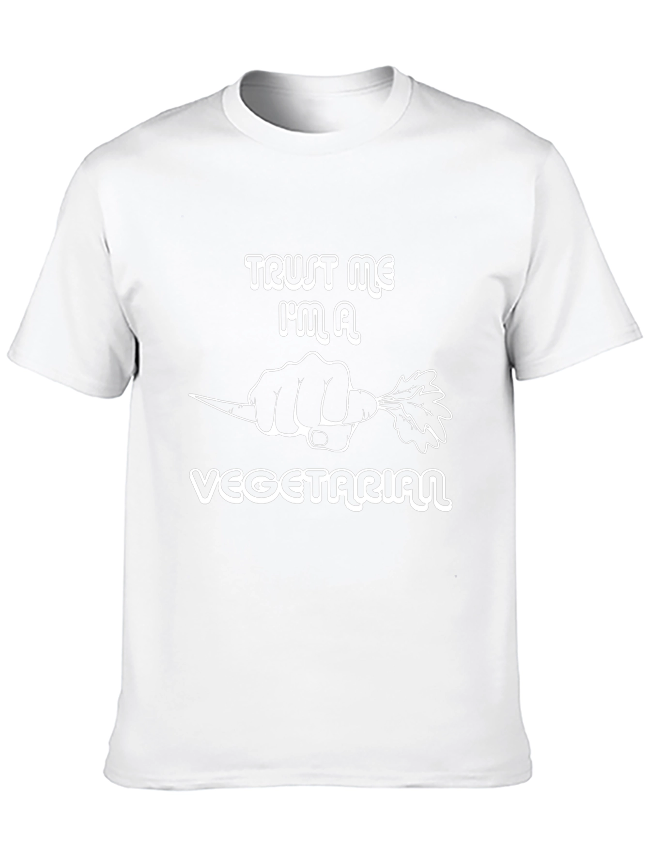 Trust Me Im A Vegetarian Black T-Shirt