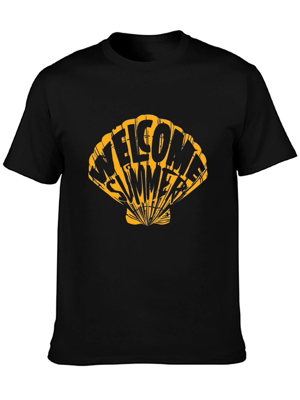 Welcome Summer Graphic Tee - Seashell Design