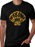 Welcome Summer Graphic Tee - Seashell Design