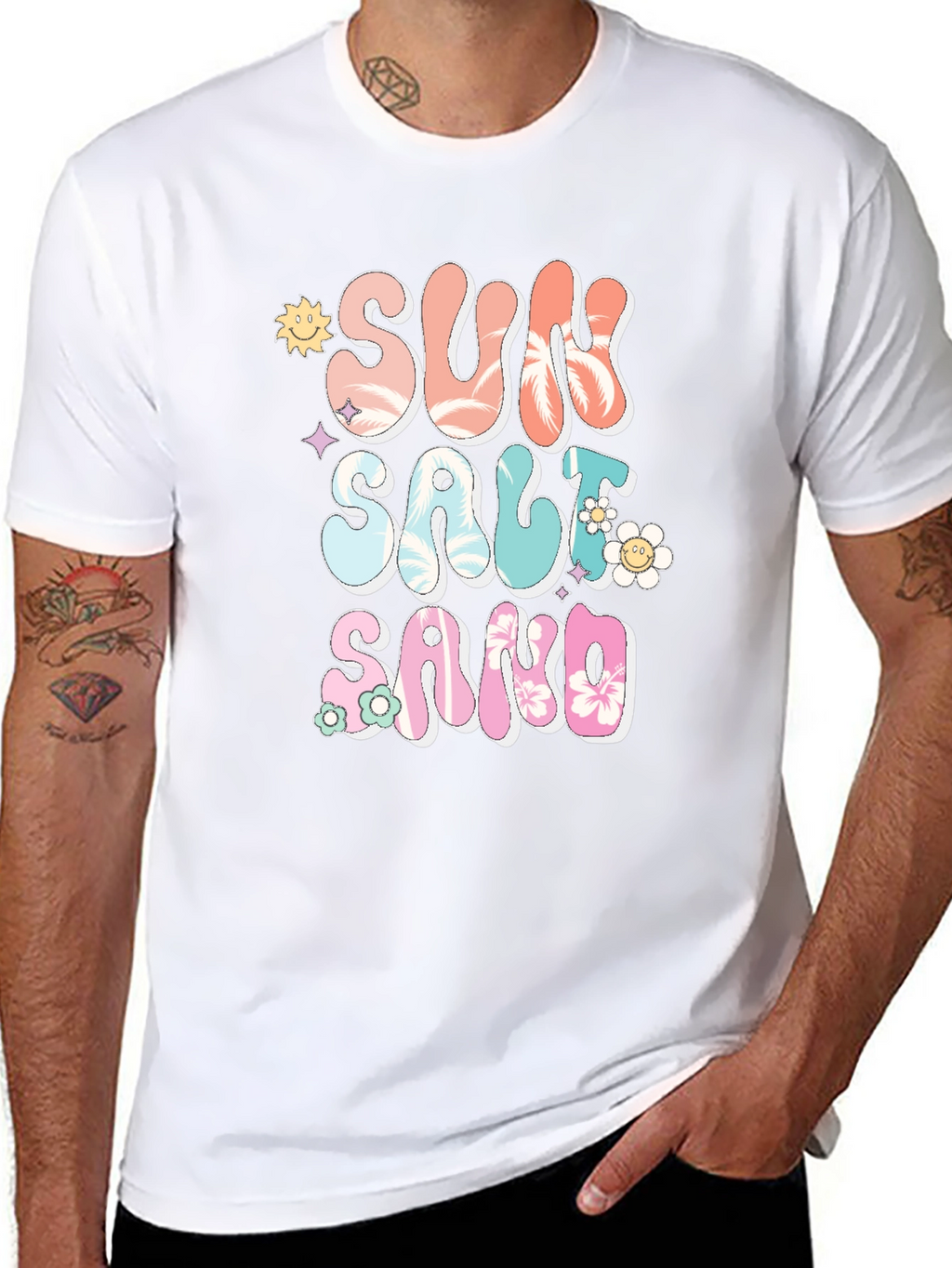 Sun Salt Sand Retro Graphic Tee